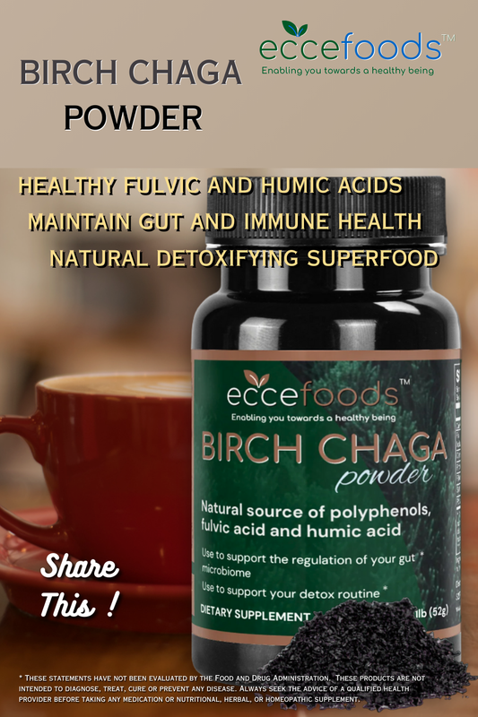 BIRCH CHAGA POWDER | Detox Formula | Gut Health